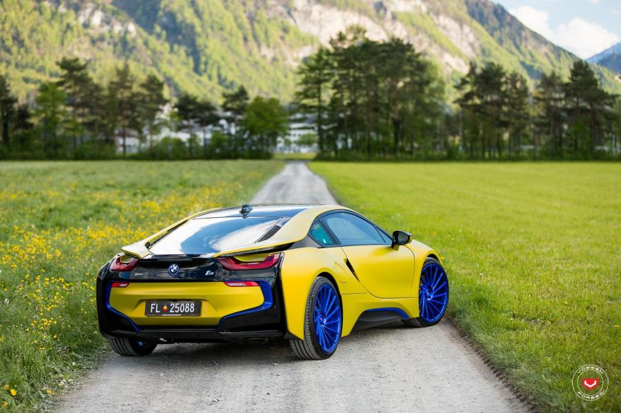  BMW i8 on Vossen Wheels (VPS-305T) 2016 года  (фото 39 из 81)
